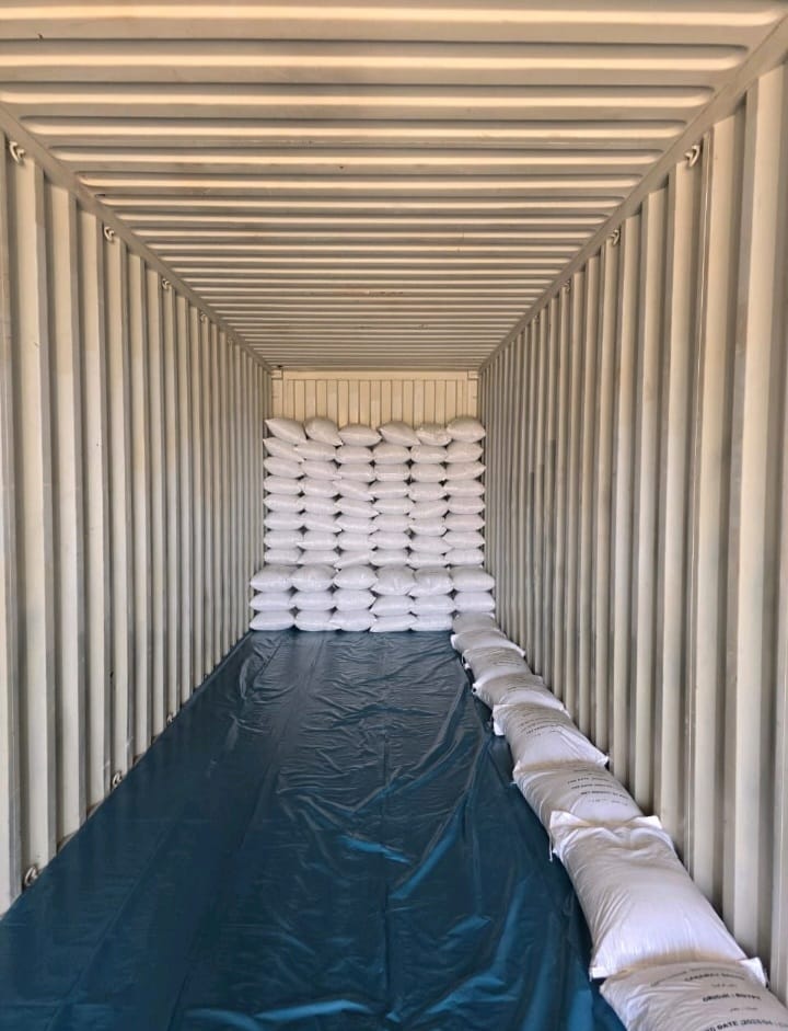 Loading dock at Herbs Gate's Al Fayoum processing facility
